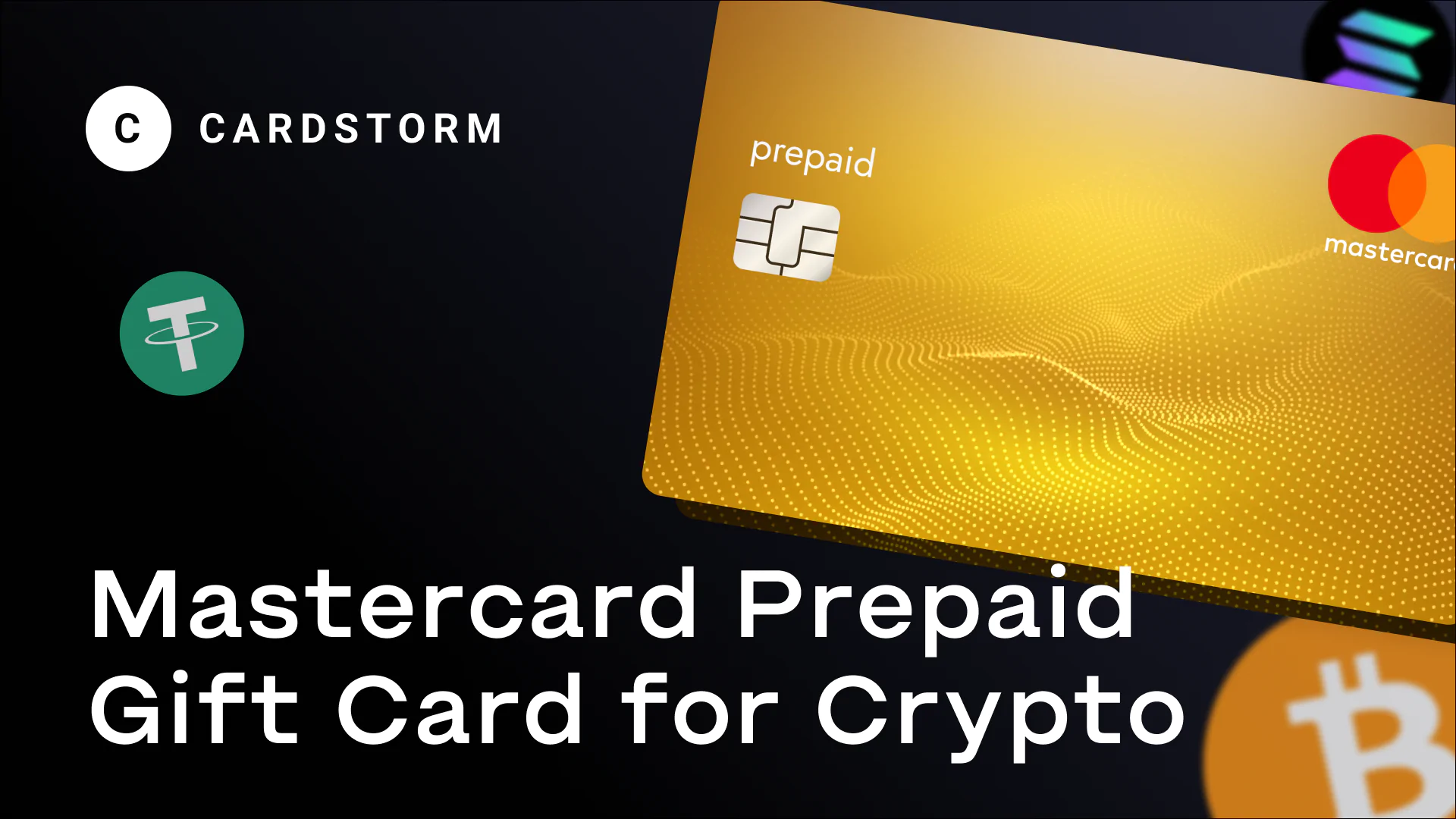 Mastercard prepaid gift card for crypto