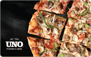 uno's pizzeria & grill card