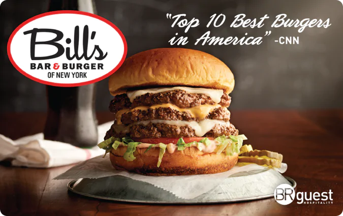 Bill's Bar & Burguer Gift Card