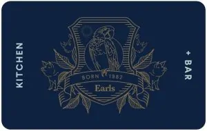 Earls Bar Gift Card