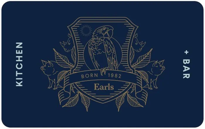 Earls Bar Gift Card
