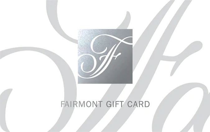 Fairmont Hotel Gift Card