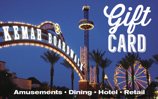 Kemah Boardwalk Gift Card